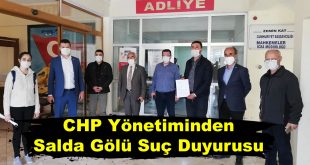 CHP Yönetiminden Salda Gölü Suç Duyurusu