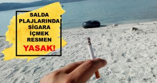 Salda Gölü Plajlarında Sigara İçmek Resmen Yasak